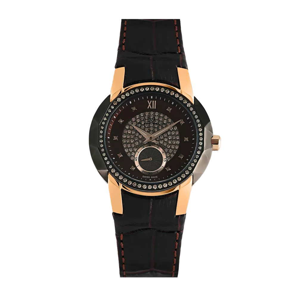 BLACK ARMIN DIAMOND WOMEN S WATCH 1122 Black Armin